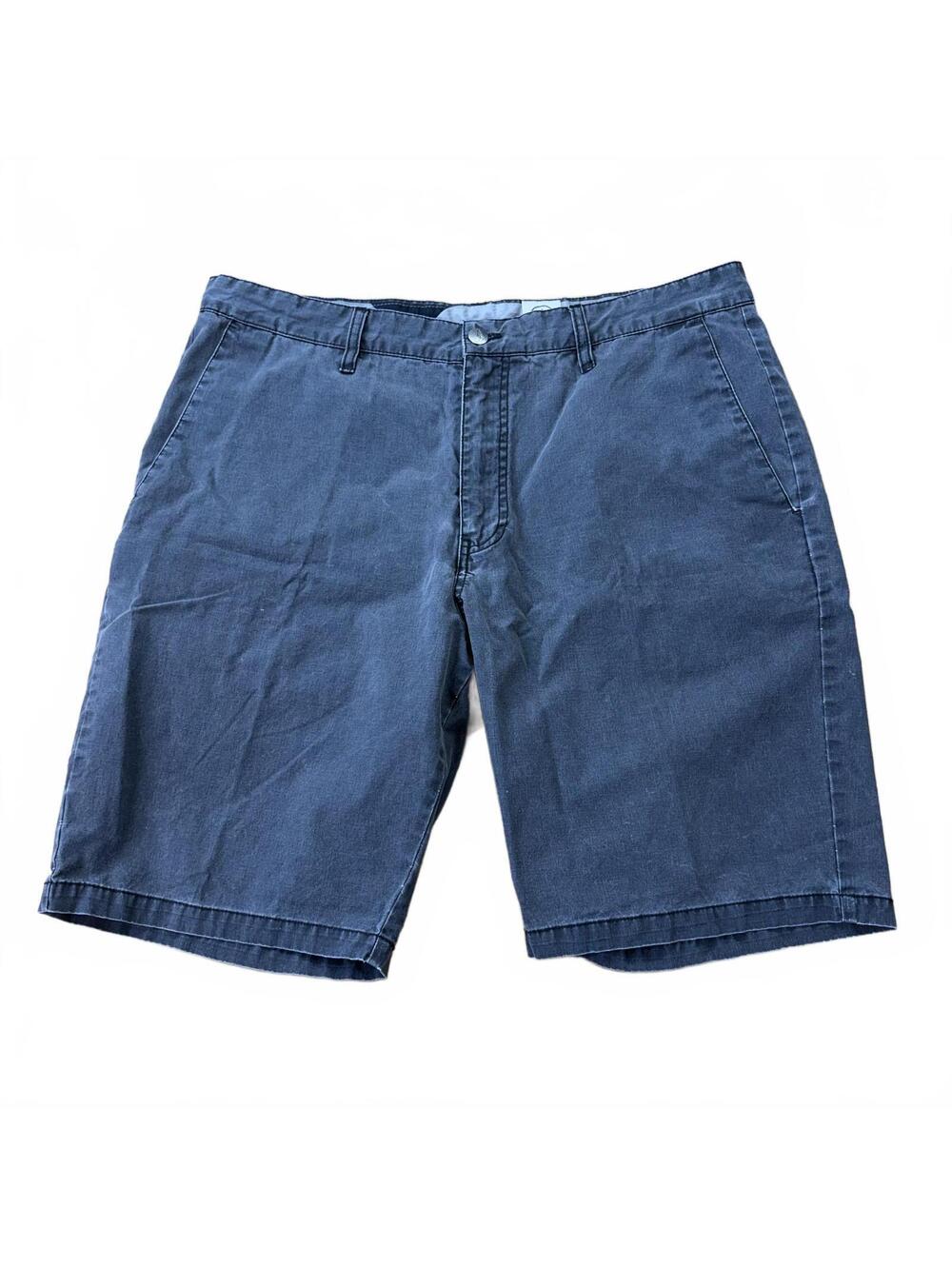 Volcom Chino Shorts Mens 36 Charcoal Gray Y2K Surf Skate Streetwear Faded